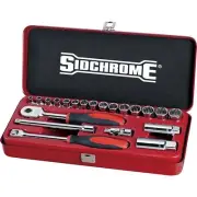 Sidchrome Socket Set 3/8 Drive Metric 21 Pieces SIDSCMT13205