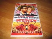 SGA January 2015 THE INTERVIEW Movie Poster SETH ROGEN and JAMES FRANCO