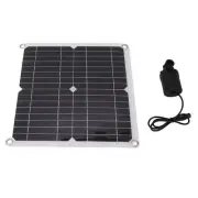 AOS Solar Water Pump Kit 50W Solar Panel 22W Water Fountain Pump With Battery BX