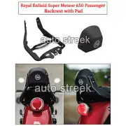 Genuine Royal Enfield Super Meteor 650 "Backrest with Black Pad" (for: Royal Enfield)