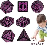 Dice Set | Acrylic Game Theme Dice | Complete Toy with Vibrant Colors, Group Activities Decoration for Dormitory, Camping, Travel, Picnic