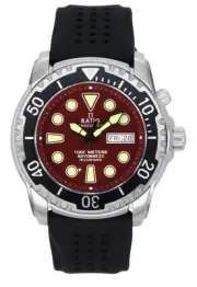 Ratio FreeDiver Automatic Red Dial Diver's Men's Watch 1068HA90-34VA-RED-V02