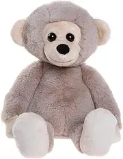 Bear & Me Cheeky Monkey Teddy Bear Pebble Grey Soft Plush Animal Cute Toy Stuffed Charlie Bears