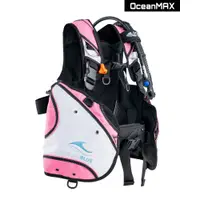 在飛比找蝦皮購物優惠-【OceanMAX】標準款浮力控制背心 - 白/粉紅｜品牌旗