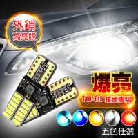 在飛比找momo購物網優惠-【車的LED】4014高亮版 24SMD T10 款(兩入組