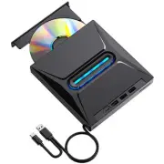 USB 3.0 External CD DVD Drive High-Speed Portable CD/DVD +/-RW Drive with 5054