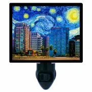 Vincent Van Gogh Decorative Photo Night Light, San Jose Starry Night