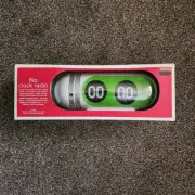 NIB Rare Fc1000 Pill Flip Clock Am Fm Radio Space Age Retro Mod Eames MCM