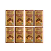 932110 8 X 250G BLOCK WHITTAKERS CREAMY MILK HONEY NOUGAT AND ALMOND CHOCOLATE
