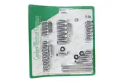 Gardener-Westcott Polished S/S Hex Engine Dress Up Kit Suit SB Chrysler With Headers & Mopar Logo