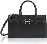H HALSTON Jerry Embossed Pebble Top Zip Crossbody | MSRP $138