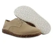Birkenstock Gary Suede Narrow Unisex Shoes Size: 6; Color: Sand