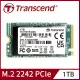 Transcend 創見 MTE400S 1TB M.2 2242 PCIe Gen3x4 SSD固態硬碟(TS1TMTE400S)