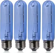 2023 Blue Glass Replacement Bulbs (E26, 40W, 4 Pack) for Sub-Zero Refrigerators