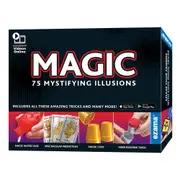 Ezama Magic 75 Mystifying Illusions Magician Tricks Kids/Family Play Set 6y+