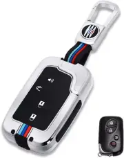 for Lexus Key Fob Cover Case, Metal Shell Smart Key Holder Compatible for RX350