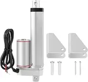 Linear Actuator 24V with Controller 750N/100mm Stroke Electric Straight Line Linear 10mm / S Motion Actuator Heavy Duty with Holder and Retaining Pin