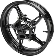 Areyourshop Glossy Black Front Wheel Rim Fit for BMW S1000R/ RR/XR K63/ K67/ K69 2019-2023