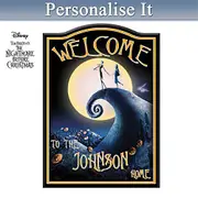 Nightmare Before Christmas Personalised Sign