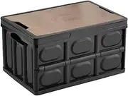 TENOL Car Trunk Organizer Outdoor Portable Large Collapsible Storage Bin Camping Containers for Toys Dolls, Living Room, Magazines, 53cmx36cmx29cm
