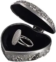 [Generic] Genuine 925 Sterling Silver Twilight Bella Swan's Engagement Ring for women ~ 6-10 US sizes ~ With or Without Heart Metal Jewelry Box ✬✬✬By Fantasy World✬✬✬