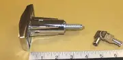 American Changer T handle assembly with lock cylinder and 2 keys - New