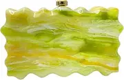 [ARTLUXE] Acrylic Beaded Clutch Purses for Women Evening Clutch Hard Beaded Shoulder Acrylic Bag Party Wedding Clutches