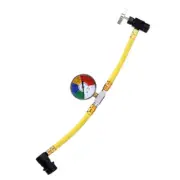 AC Low Side Quick Coupler R1234a Refrigerant Charge Hose with Manifold Gauge kit