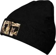 OGNOT German Shepherd Womens Mens Winter Knitted Beanie Hat,Thick, Soft & Warm Chunky Beanie Hats,for Cold Weather