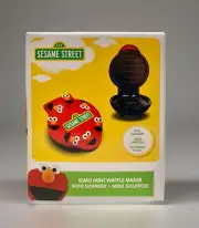 NEW Sesame Street ELMO'S FACE Red Electric Mini Waffle Maker