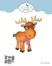Elizabeth Craft Liam the Moose Die