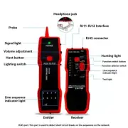 Networking Cable Tester Multimeter Antinoise POE LAN Test Finder Wire Trackers