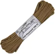Atwood Rope MFG Parachute Cord Coyote Lightweight & Strong Construction - S24