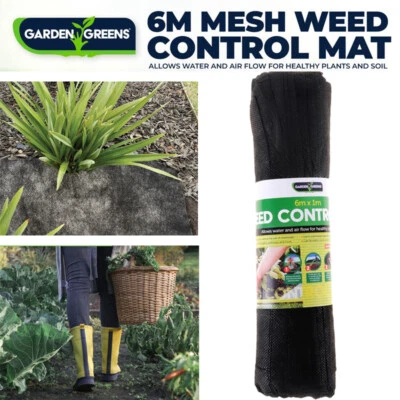 NEW Weed Control Mat Breathable Mesh Garden Landscaping 6m Garden Greens® AU
