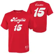 Memphis Grizzlies Mitchell & Ness Icon Name & Number T-Shirt - Vince Carter - Mens