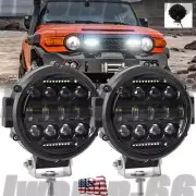 7" inch LED Lights Pods Bar Flood Spot Work DRL Driving Lamps SUV Offroad Truck