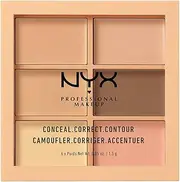 NYX Professional Makeup Conceal, Correct, Contour Palette - Light