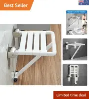 Compact Stainless Steel Shower Stool for Safe & Comfortable Bathing Experience
