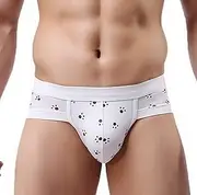 [Xiang Ru] Chic Print Underwear Hipsters Boxers Briefs Underpants for Men