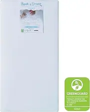 Bundle of Dreams Eco-Air Organic Cotton Crib and Toddler Bed Mattress, 100% Breathable, Non-Toxic, Eco-Friendly, Hypoallergenic