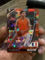 2020-21 Prizm Draft Picks RED Cracked Ice KILLIAN HAYES Pistons RC #52 MINT!!!!!