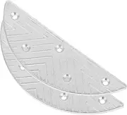 Healvian Sole Heel Repair Pads Shape Metal Heel Guards Boot Shoe Taps Iron Material Comfort Support