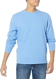 [Amazon Essentials] Men's Long-Sleeve Lightweight French Terry Crewneck Sweatshirt