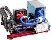 DIY Mini Open Aluminum Alloy Frame ITX Motherboard PC Computer Case