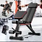 PORIYA Heavy Duty Weight Bench 180kg Load With Leg Raise Multi Function Gym Home