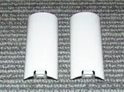 Lot of 2 TTX White Battery Covers for Nintendo Wii Remote Fast Shipping