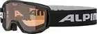 Alpina Children's Ski Snowboard Goggles Anti-fog Bright Lens Color Helmet Compat