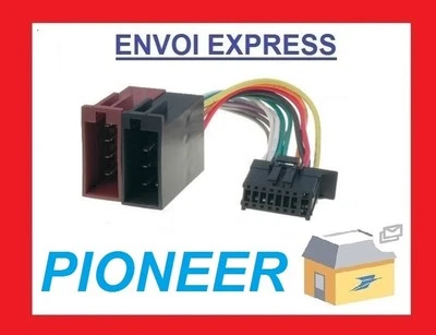 Pioneer Iso Adapter 2600UI DEH-4600BT DEH-DEH-X3600UI X5600BT DEH-X6600DAB