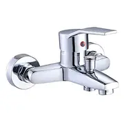 Shower Mixer Bar Valve Wall Mounted Chrome with Handheld Spray, Bottom G1/2 Shower Mixer Tap Round Mixer Bar Wall Mount