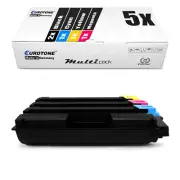 5x Eurotone Eco Cartridge for Kyocera Ecosys P-6035-cdn M-6035-cidn